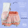thumbnail image 4 of Moises cuna Camita de juguete con mosquitero para muñeca moisseto 325689 ibaby gris, 4 of 6
