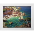 thumbnail image 1 of Sviridov, Sergei 32x25 White Modern Wood Framed Museum Art Print Titled - Rocky Coast XVI, 1 of 4