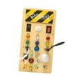 thumbnail image 2 of Light up Busy Board Educational Preschool Toddlers Activities with Toggle Switch Style A, 2 of 8