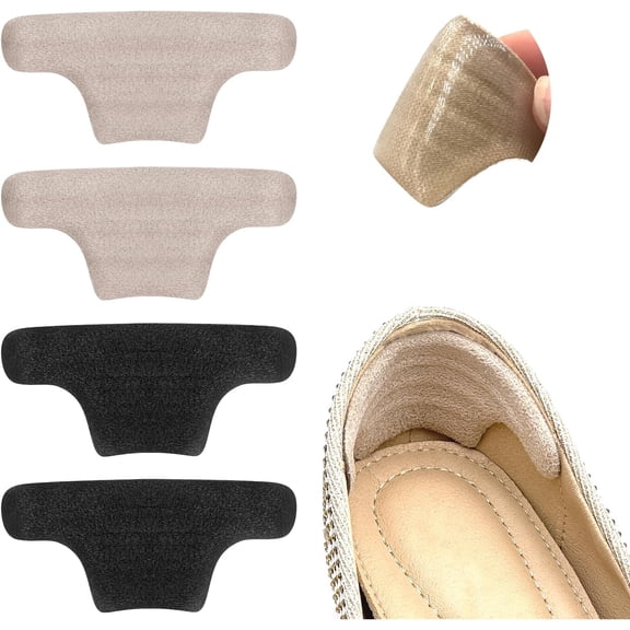 Heel Cushion Pads - Gel Heel Protectors for Improved Shoe Fit and Comfort (4 Pairs)