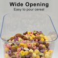 thumbnail image 2 of 5L Cereal Dispenser Countertop with lids, Organization and Storage Containers for Kitchen and pantry, Rice Dispenser for food, Cereal, Beans, Nuts, Snack,Oatmeal, Dog Food, Bird Seed, Black, 1Pc, 2 of 14