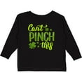 thumbnail image 3 of Inktastic St. Patrick's Day Can't Pinch This Hand Lettering Boys or Girls Long Sleeve Toddler T-Shirt, 3 of 5