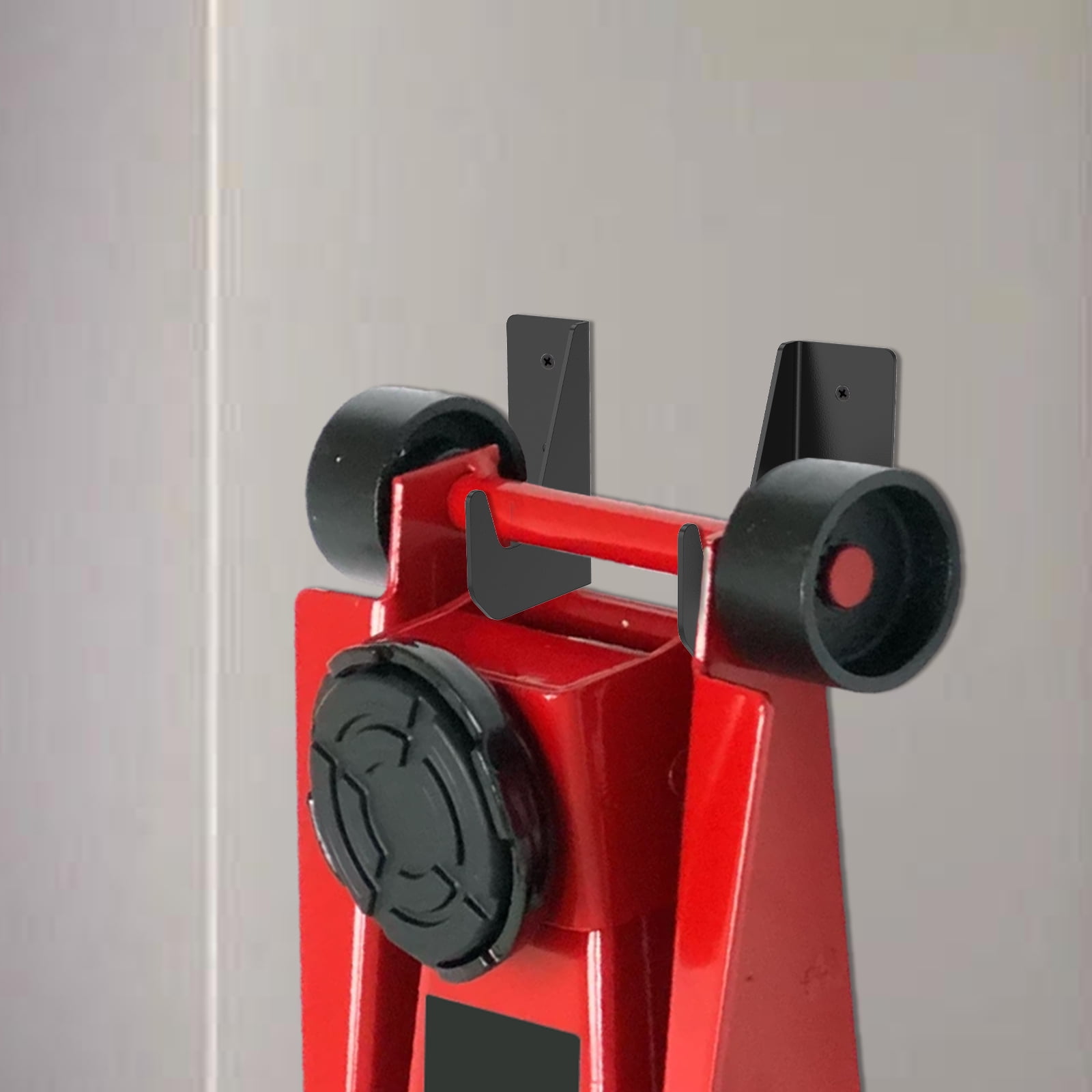 2 Pcs 11 CM Carbon Steel Floor Jack Stand Rack Professional Heavy Duty Suspension（)