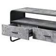 thumbnail image 6 of ACME Raziela Storage TV Stand in Concrete Gray and Black Metal Frame, 6 of 7