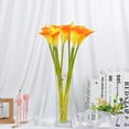 thumbnail image 4 of Artificial Calla Lily 10pcs 20 Inch Long Stem Arum Lily for Home Decor Centerpieces Wedding Bridal DIY Bouquet(Yellow), 4 of 5