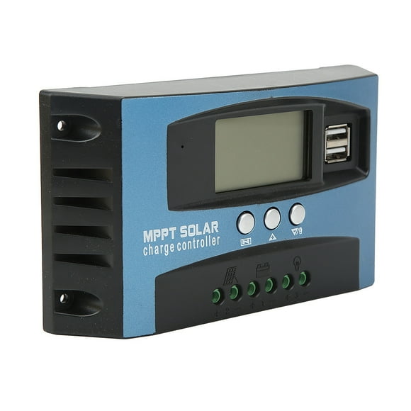 Regulador de carga solar V, controlador de carga solar Controlador de carga solar LCD Controlador de carga de panel solar Valor excepcional