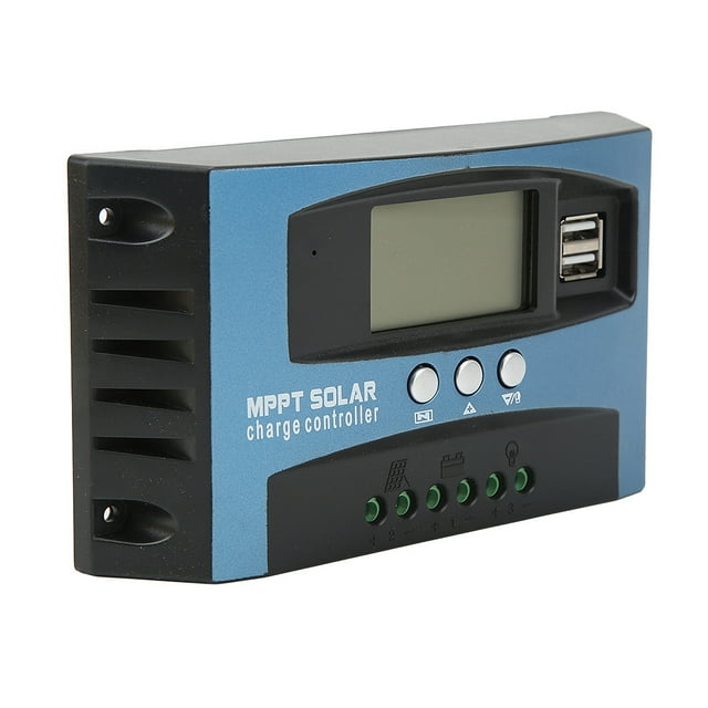 Regulador de carga solar V, controlador de carga solar Controlador de carga solar LCD Controlador de carga de panel solar Valor excepcional