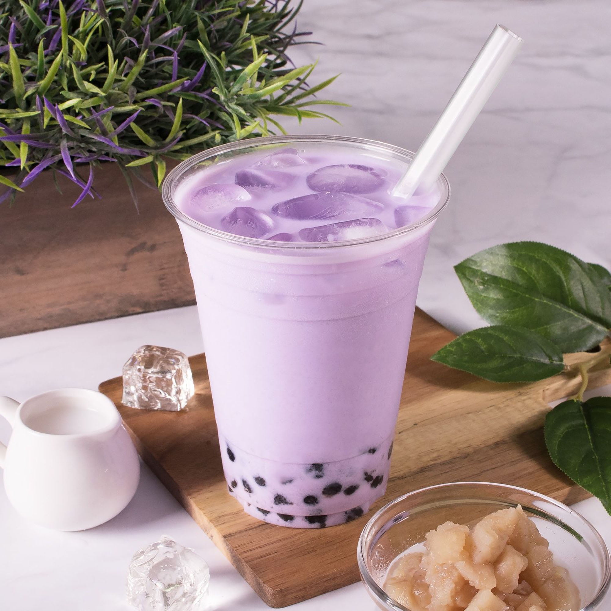Tea Zone Taro Powder Mix for Boba Bubble Tea, Slush