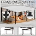 thumbnail image 4 of 12x20 FT Wall Mounted Hardtop Gazebo, Lean-to Aluminum Pergola, Durable Polycarbonate Roof, UV Protection, Weather Resistant Outdoor Awning for Patio Deck Porch Backyard, 4 of 6