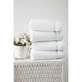 thumbnail image 2 of Ozan Premium Home  100% Turkish Cotton Maui Collection Luxury Hand Towels (Set of 4) Light Aqua, 2 of 5