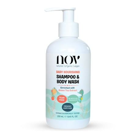 NOV Baby Nourishing Shampoo and Body Wash, Kids Shampoo, 8.45 oz