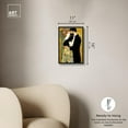 thumbnail image 5 of Kiss with Cat Canvas Modern Art Prints by Art Remedy, Black Frame, 10 x 15, 5 of 7