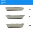thumbnail image 2 of 20-Pack 9x13 Aluminum Foil Pans – Half-Size Disposable Steam Table Trays, 2.5" Deep, Ideal for Cooking, Baking & Food Prep (No Lids), 2 of 2
