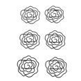thumbnail image 1 of 50Pcs Rose Shaped Paper Clips, Cute Decorative Metal Paper Clips with Storage Box, for School Office, 1 of 7