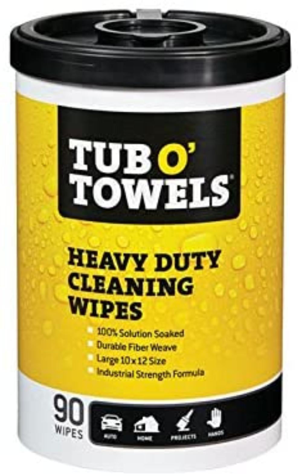 Details about   Tub O' Towels TW40 Heavy-Duty 7" x 8" Size Multi-Surface Cleaning Wipes 40 C... 