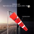 thumbnail image 4 of Red Windsock, Lightweight Polyester Bag For Outdoor Farm Industry, Wind Direction Measurement Sock, 100cm, 4 of 8