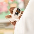 thumbnail image 4 of Siamese Cat Brooch Safety Pin Kitten Hairpin Bookmark Bag Decoration Pendant Plush Toy Stuffed Doll Cartoon Animal Boy Girl Gift, 4 of 5