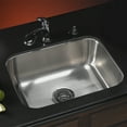 thumbnail image 2 of Houzer Elite 24 in Stainless Steel Undermount Single Bowl Kitchen Sink with Strainer - ES-2408-1, 2 of 6