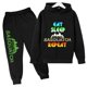 thumbnail image 4 of 2024 Nueva ropa para niños, conjunto de sudadera con capucha y pantalón, zapatillas deportivas, ropa deportiva para niños y niñas, otoño y primavera, 2 piezas, ropa para niñas pequeñas, 4 of 5