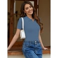 thumbnail image 5 of Womens Short Sleeve Shirt Tops Fashion Summer T Shirts, 5 of 5
