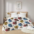 thumbnail image 5 of 1 Mon-Ster Truck Flannel Lightweight Blankets Quilt Plush Fleece Soft Bedding Throw Blanket for Couch and Bed 50"x40" for Kids, 5 of 6
