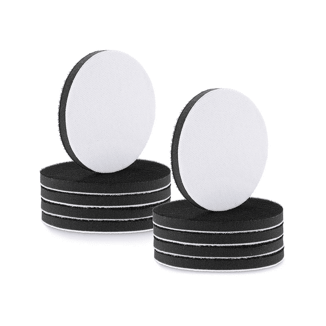 10 Pieces 5In Soft Density Foam Interface Pad Hook and Loop Foam Sanding Pads 125mm Sponge Cushion Buffering Backing Pad