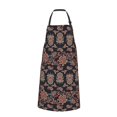 thumbnail image 2 of Pofeuu Retro Floral Print Waterproof Apron with Pockets Adjustable Cooking Aprons Kitchen Bib for Baking Household Cleaning, 2 of 8