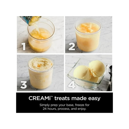 Ninja - CREAMi, Ice Cream Maker, 7 One-Touch Programs - Cloud Silver