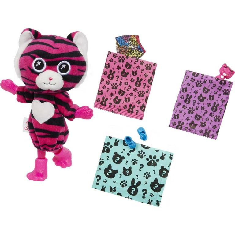Barbie Cutie Reveal Chelsea Tiger Plush Doll with Mini Pet Barbie Cutie Reveal Chelsea Tiger Plush Doll with Mini Pet