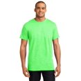 thumbnail image 5 of Hanes Adult X-Temp Unisex Performance T-Shirt, S, Neon Lime Heather, 5 of 5