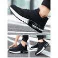 thumbnail image 5 of Zapatos de trabajo unisex Zapatos deportivas transpirables con punta de acero (42 Black White) DQrwqpou Tenis De Mujer Tenis De Hombre, 5 of 5