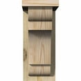 thumbnail image 2 of 6"W x 10"D x 14"H New Brighton Rough Sawn Corbel w/Backplate, Douglas Fir, 2 of 9