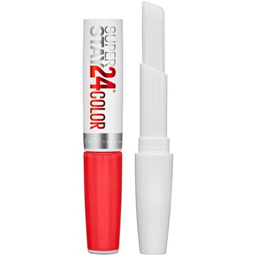 Maybelline New York SuperStay 24 Liquid Lipstick Kit, Steady Red-Y