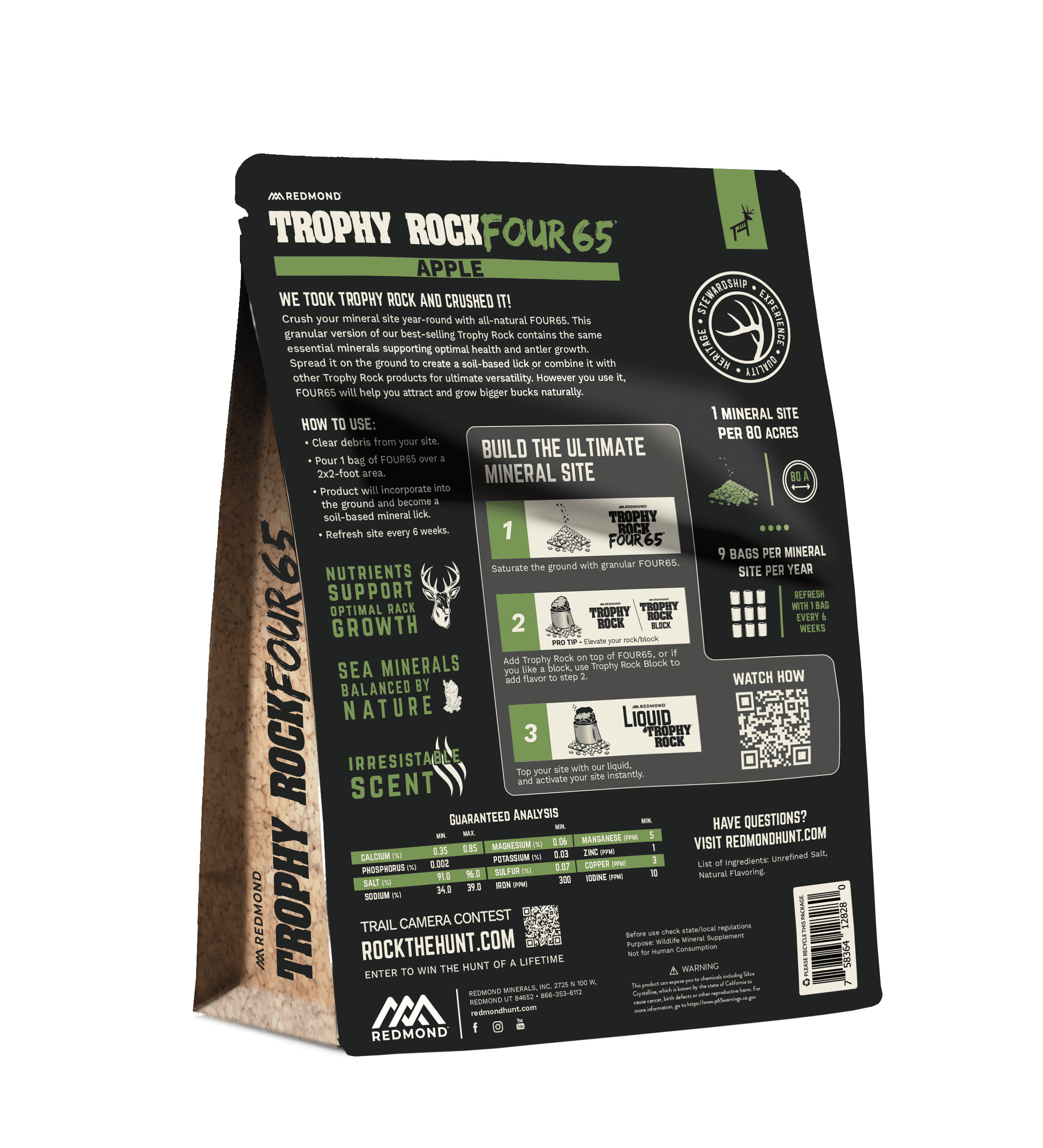 Trophy Rock Apple Four65 Hunting Attractant for Deer