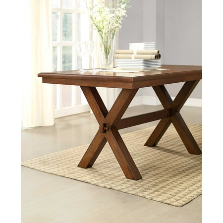 Better Homes and Gardens Maddox Crossing Dining Table, Comfortably