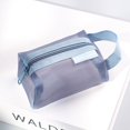 thumbnail image 1 of Monedero de malla cuadrada tridimensional de nailon simple, estuche para llaves de gran capacidad, bolso para tarjetas, monedero, bolsa de almacenamiento transparente, 1 of 6