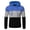 Blue, variant on Sweatshirts for Men Hooded Casual Slim Color Block Long Sleeve Pullover Hoodie for Indoor Outdoor Daily Casual Wear