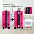 thumbnail image 2 of 3 Piece Hardside Luggage Set Expandable Suitcase with Spinner Wheels,Lightweight Hardshell Suitcase Set 20in24in28in, Pink, SQ249, 2 of 8