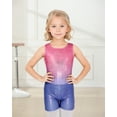 thumbnail image 6 of Gymnastics Leotards for Girls with Bow Back, Sparkly Dance Unitards with Shorts Ballet Biketards Outfit for 3-12 Years, 6 of 8