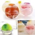 thumbnail image 3 of Cheers 4Pcs Party Bar Plastic Cute Ice Cube Ball Tray Round Maker Sphere Mold Mould, 3 of 7