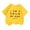 Yellow, variant on QIUYAN Girls Printed T-Shirt,Back to School Casual Top,Short Sleeve Round Neck Cute Tee for Kids Daily Outdoor Wear,T-Shirt