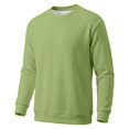 thumbnail image 6 of RUTAYY Boys Sweatshirt Waffle Knit Crew Neck Long Sleeve Cozy Solid Color Casual Pullover, Light Green, 6 of 6