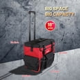thumbnail image 2 of Arshin Scooter Tool Bag 18 inch Quality Rolling Tool Bag with Handle,Strengthen Load Bearing,Silent Pulley,Multiple Pockets,Suitable for Electricians,Handymen,Larger Capacity, 2 of 7