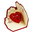 thumbnail image 2 of Valentine's Day Greeting Blessing 3D Heart Shape Wish for Lover, 2 of 8