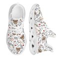 thumbnail image 1 of Zapatillas deportivas resistentes al desgaste para mujer, informales, planas, de color negro, blanco y azul, para primavera, 1 of 6