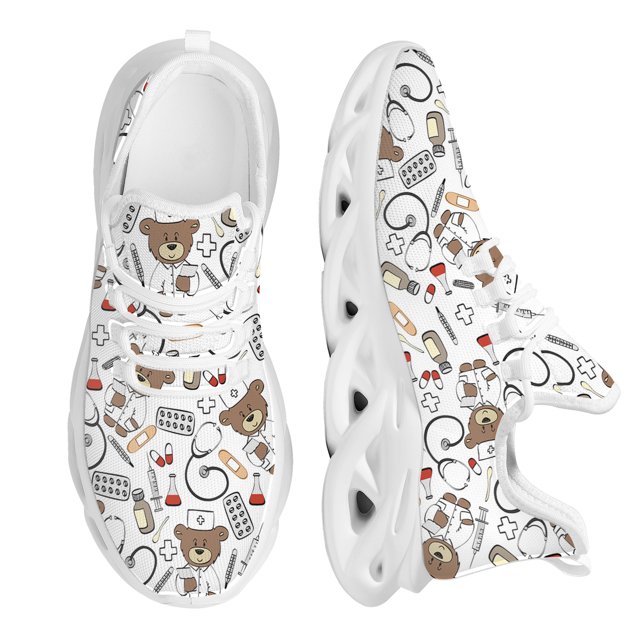 Zapatillas deportivas resistentes al desgaste para mujer, informales, planas, de color negro, blanco y azul, para primavera