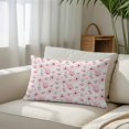 thumbnail image 3 of Pink Spring Floral Body Pillow Cover, Pillowcase Protectors with Zipper, Breathable Decorative Throw Pillow Case Cover, Summer Botanical Floral Watercolor Pillow Shams for Couch Sofa 24x36Inch, 3 of 8