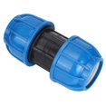 thumbnail image 1 of LHCER Straight Pipe Connector,Pipe Connector,Water Pipe Connector Fittings PE Plastic Straight Pipe Connector Adapter 63mm to 63mm, 1 of 8