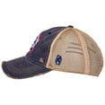 thumbnail image 3 of Pabst Blue Ribbon Logo Distressed Denim Trucker Hat, 3 of 5