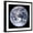 Black Frame, variant on Art.com Earth View from Apollo 17 Moon Mission Photo, 16" x 16"